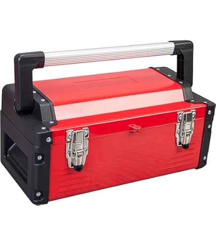 ウィリアム　20BOX  シュリンク付き Westward 10J164 Portable Tool Box, 30 Wx 8 Dx 9 H, Stl, Red